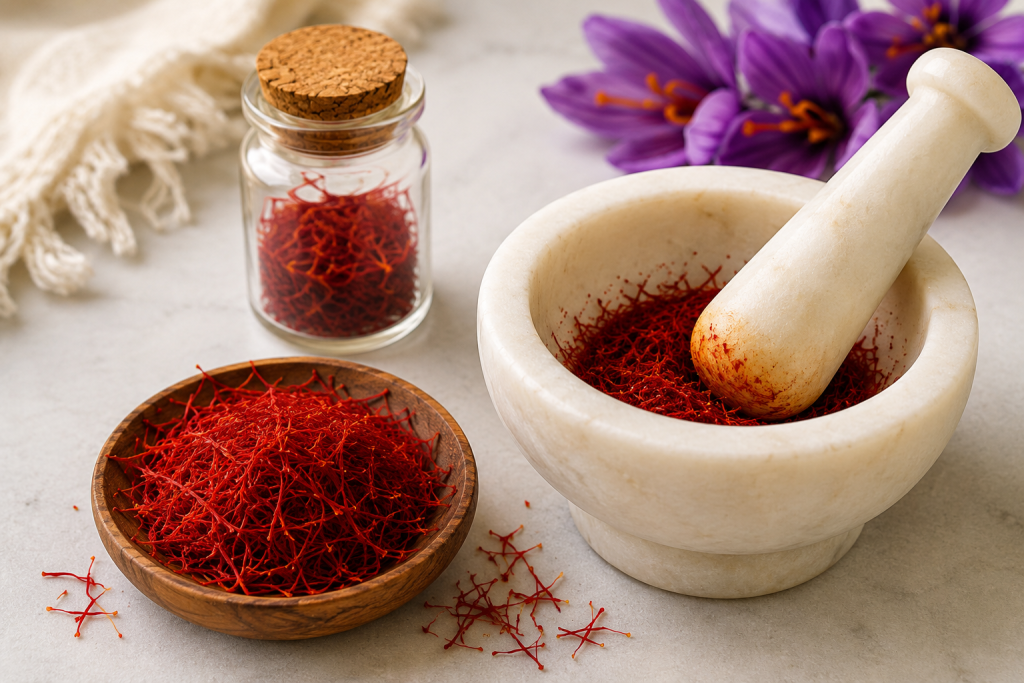 طرز دم کردن زعفران اصل ایرانی